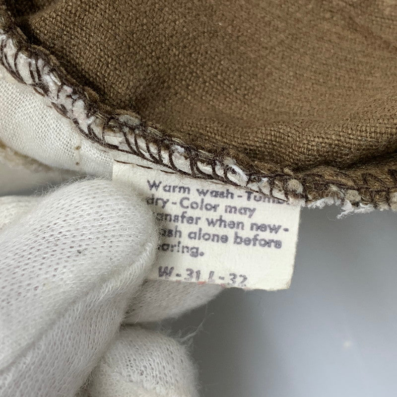 【中古品】【メンズ】 LEVI'S リーバイス 519-1529 刻印10 77年製 42TALON タロン 70’S 519 CORDUROY PANTS コーデュロイ パンツ ズボン ボトムス 157-261006-ya-01-izu サイズ：31×32 カラー：ブラウン 万代Net店