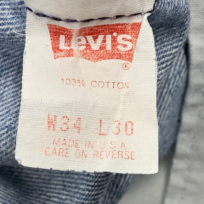 【中古品】【メンズ】 LEVI'S リーバイス 00501-0115 刻印501 USA製 DENIM PANTS デニムパンツ ボトムス 157-261010-sm-04-izu サイズ：W34 L30 カラー：インディゴ 万代Net店