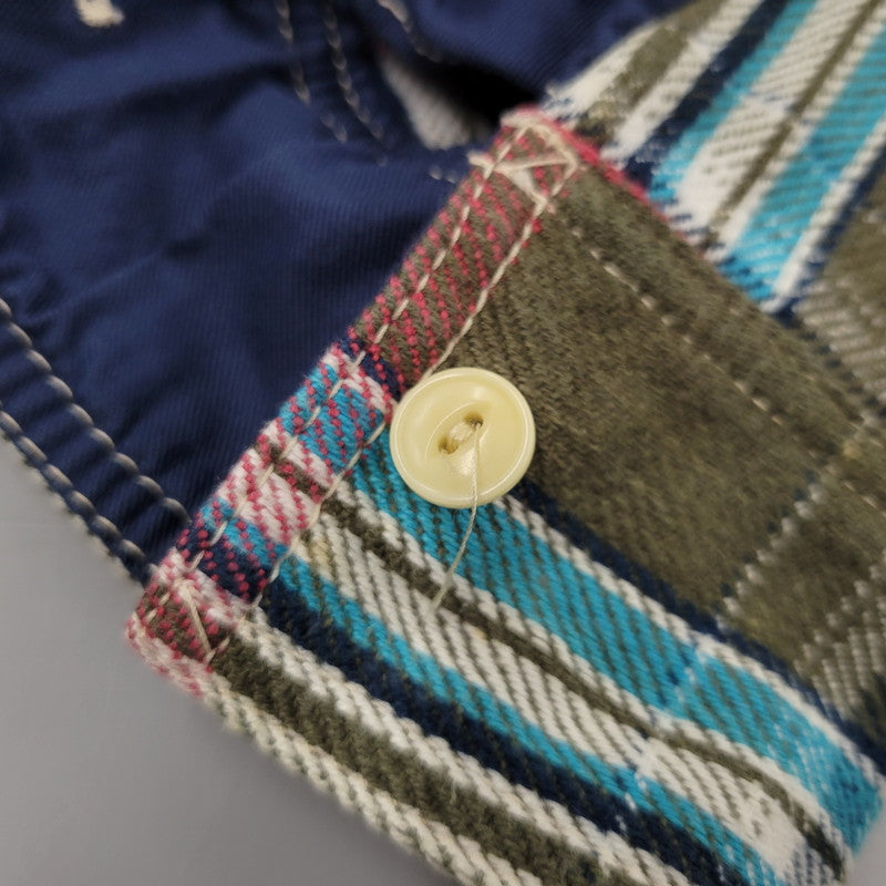 【中古品】【メンズ】 SAMURAI OVERALLS サムライオーバーオールズ HEAVY WESTERN CHECK SHIRT SNL11-02A ヘビー ウエスタン チェックシャツ 長袖 145-261004-as-03-izu サイズ：L カラー：マルチカラー 万代Net店