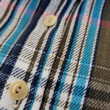 【中古品】【メンズ】 SAMURAI OVERALLS サムライオーバーオールズ HEAVY WESTERN CHECK SHIRT SNL11-02A ヘビー ウエスタン チェックシャツ 長袖 145-261004-as-03-izu サイズ：L カラー：マルチカラー 万代Net店