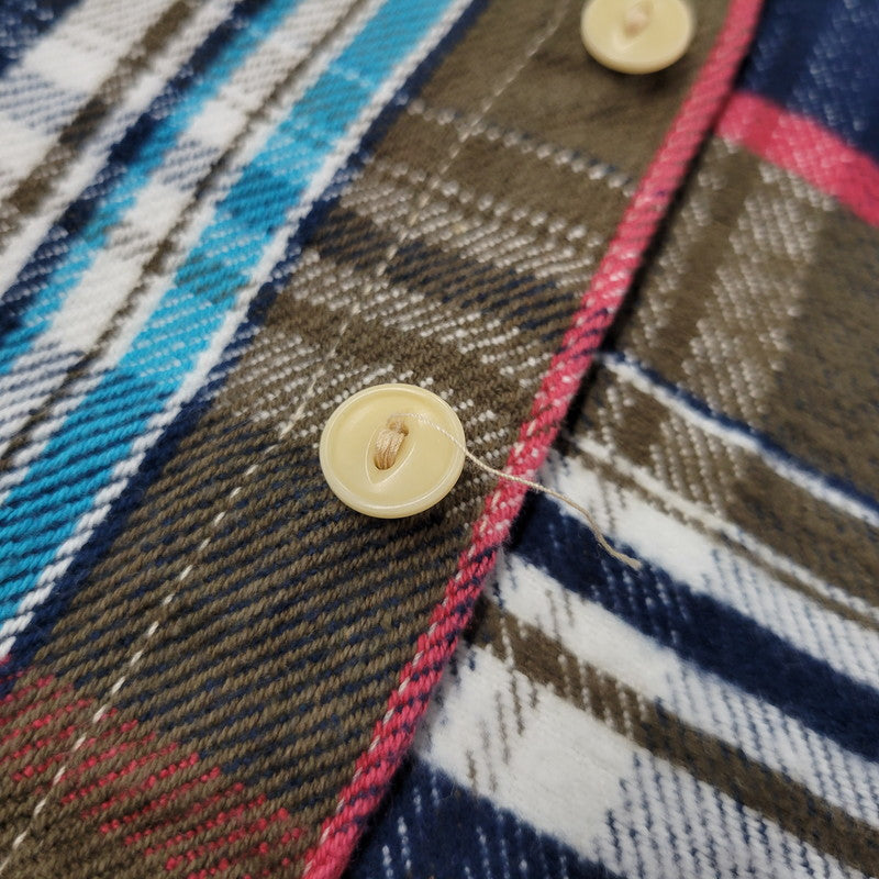 【中古品】【メンズ】 SAMURAI OVERALLS サムライオーバーオールズ HEAVY WESTERN CHECK SHIRT SNL11-02A ヘビー ウエスタン チェックシャツ 長袖 145-261004-as-03-izu サイズ：L カラー：マルチカラー 万代Net店