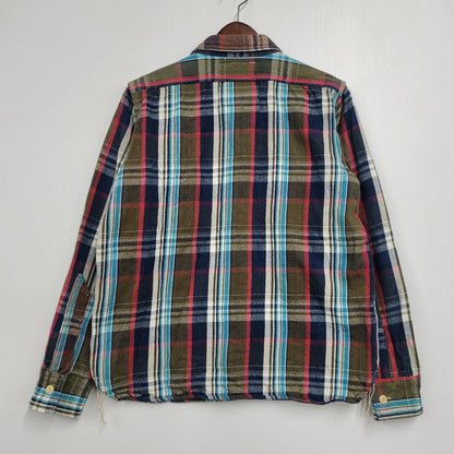 【中古品】【メンズ】 SAMURAI OVERALLS サムライオーバーオールズ HEAVY WESTERN CHECK SHIRT SNL11-02A ヘビー ウエスタン チェックシャツ 長袖 145-261004-as-03-izu サイズ：L カラー：マルチカラー 万代Net店