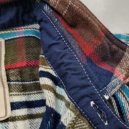 【中古品】【メンズ】 SAMURAI OVERALLS サムライオーバーオールズ HEAVY WESTERN CHECK SHIRT SNL11-02A ヘビー ウエスタン チェックシャツ 長袖 145-261004-as-03-izu サイズ：L カラー：マルチカラー 万代Net店