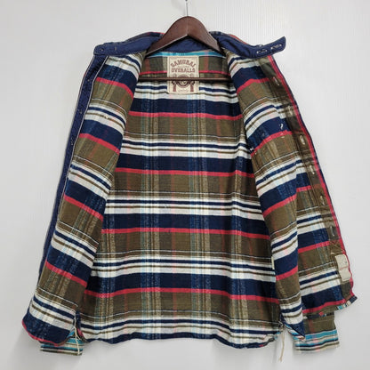【中古品】【メンズ】 SAMURAI OVERALLS サムライオーバーオールズ HEAVY WESTERN CHECK SHIRT SNL11-02A ヘビー ウエスタン チェックシャツ 長袖 145-261004-as-03-izu サイズ：L カラー：マルチカラー 万代Net店