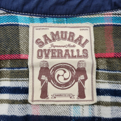 【中古品】【メンズ】 SAMURAI OVERALLS サムライオーバーオールズ HEAVY WESTERN CHECK SHIRT SNL11-02A ヘビー ウエスタン チェックシャツ 長袖 145-261004-as-03-izu サイズ：L カラー：マルチカラー 万代Net店