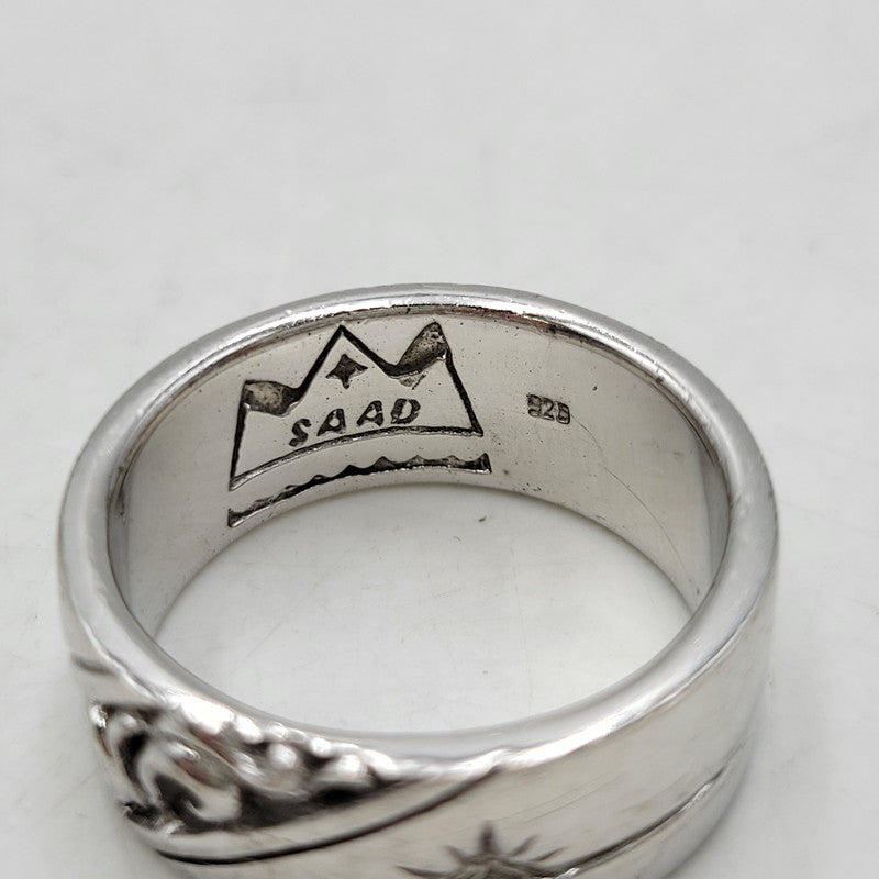 【中古品】【メンズ/レディース】 SAAD サード 925 ARABESQUE SUNSYMBOL RING アラベスク サンシンボル リング 指輪 アクセサリー 191-261006-cs-23-izu カラー：シルバー 万代Net店