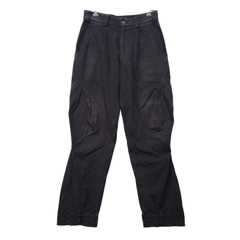 【中古品】【メンズ】 HYEIN SEO へインソ CURVED FLAP POCKET WITH PLEATS CARGO PANTS カーブド フラップ ポケット ウィズ プリーツ カーゴ パンツ ボトムス ズボン 153-261005-cs-04-izu サイズ：2 カラー：ブラック 万代Net店