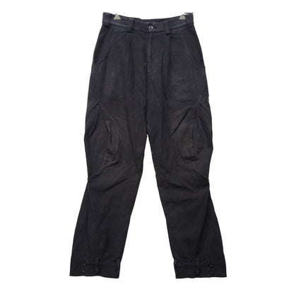【中古品】【メンズ】 HYEIN SEO へインソ CURVED FLAP POCKET WITH PLEATS CARGO PANTS カーブド フラップ ポケット ウィズ プリーツ カーゴ パンツ ボトムス ズボン 153-261005-cs-04-izu サイズ：2 カラー：ブラック 万代Net店