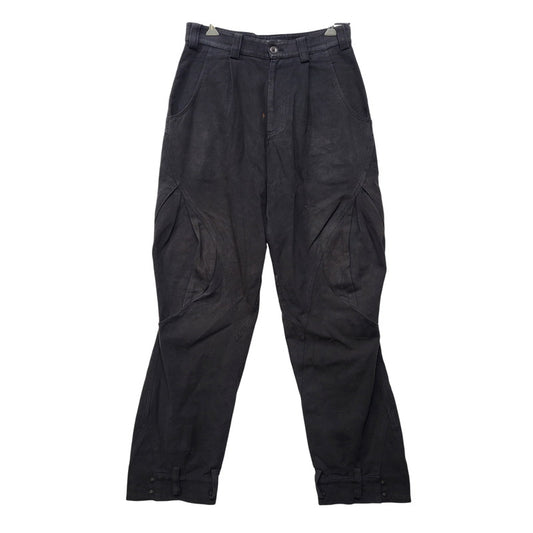 【中古品】【メンズ】 HYEIN SEO へインソ CURVED FLAP POCKET WITH PLEATS CARGO PANTS カーブド フラップ ポケット ウィズ プリーツ カーゴ パンツ ボトムス ズボン 153-261005-cs-04-izu サイズ：2 カラー：ブラック 万代Net店