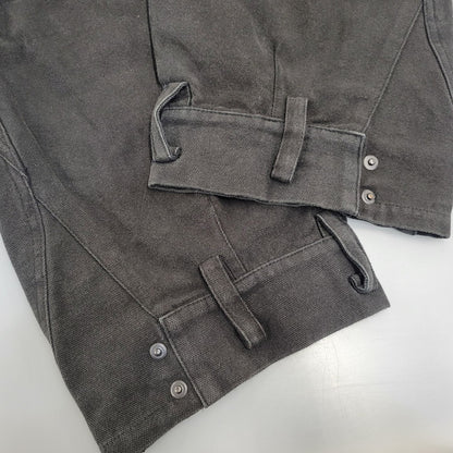 【中古品】【メンズ】 HYEIN SEO へインソ CURVED FLAP POCKET WITH PLEATS CARGO PANTS カーブド フラップ ポケット ウィズ プリーツ カーゴ パンツ ボトムス ズボン 153-261005-cs-04-izu サイズ：2 カラー：ブラック 万代Net店