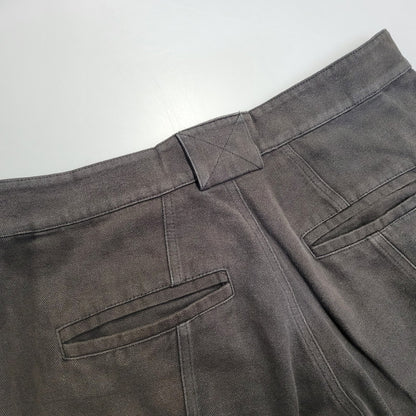 【中古品】【メンズ】 HYEIN SEO へインソ CURVED FLAP POCKET WITH PLEATS CARGO PANTS カーブド フラップ ポケット ウィズ プリーツ カーゴ パンツ ボトムス ズボン 153-261005-cs-04-izu サイズ：2 カラー：ブラック 万代Net店