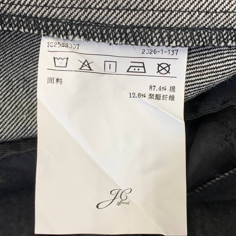 【中古品】【メンズ】 JCAESAR ジェイシーザー WIDE DENIM PANTS ワイド デニム パンツ ボトムス 153-261010-sm-05-izu サイズ：S カラー：ブラック 万代Net店