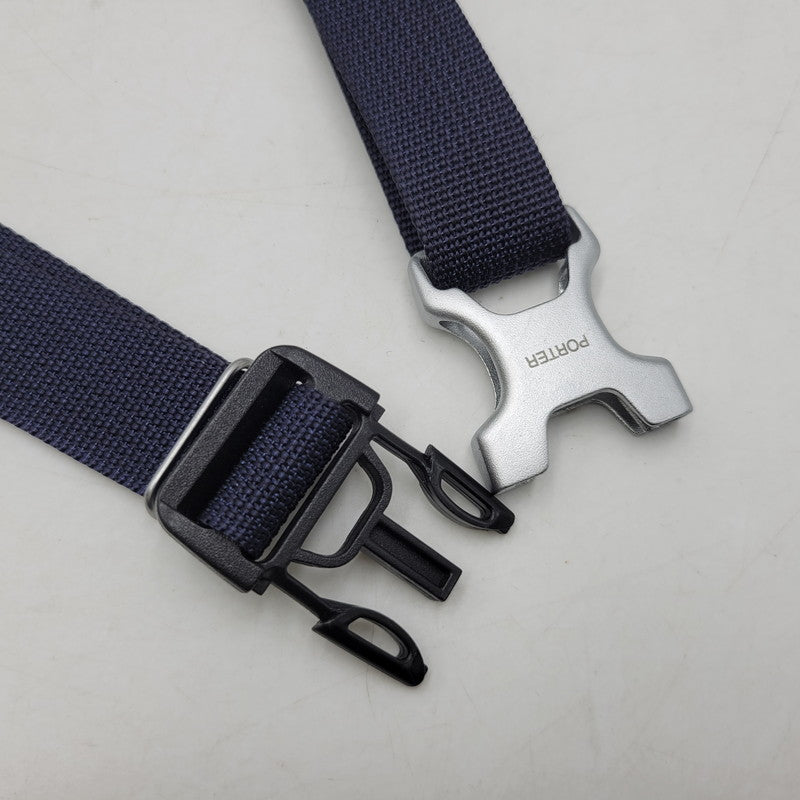 【中古品】【メンズ/レディース】 PORTER ポーター TERRA WAIST POUCH テラ ウエストポーチ バッグ カバン 鞄 188-261008-as-27-izu カラー：ネイビー 万代Net店