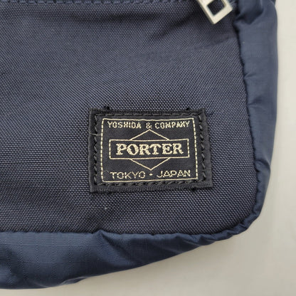 【中古品】【メンズ/レディース】 PORTER ポーター TERRA WAIST POUCH テラ ウエストポーチ バッグ カバン 鞄 188-261008-as-27-izu カラー：ネイビー 万代Net店