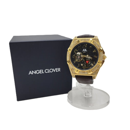 【中古品】【メンズ/レディース】 Angel Clover エンジェルクローバー × GARO 牙狼 20TH ANNIVERSARY AUTOMATIC WATCH GR41YG-BK 20周年 300本限定 腕時計 197-261006-as-07-izu カラー：ゴールド×ブラウン 万代Net店