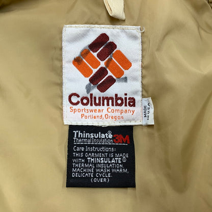 【中古品】【メンズ】 COLUMBIA コロンビア USA製 80’S THINSULATE MOUNTAIN PARKA シンサレート マウンテンパーカー アウター 144-261006-ya-06-izu サイズ：下記参照 カラー：ベージュ系 万代Net店