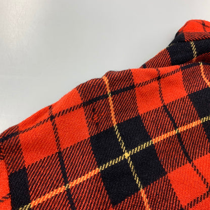【中古品】【メンズ】 LEIGHTON レイトン TORONTO トロント WOOL CHECK SHIRT ウール チェック シャツ 長袖 146-261006-sm-06-izu サイズ：L カラー：レッド 万代Net店