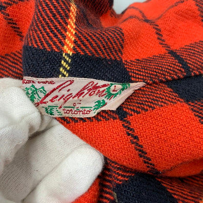 【中古品】【メンズ】 LEIGHTON レイトン TORONTO トロント WOOL CHECK SHIRT ウール チェック シャツ 長袖 146-261006-sm-06-izu サイズ：L カラー：レッド 万代Net店