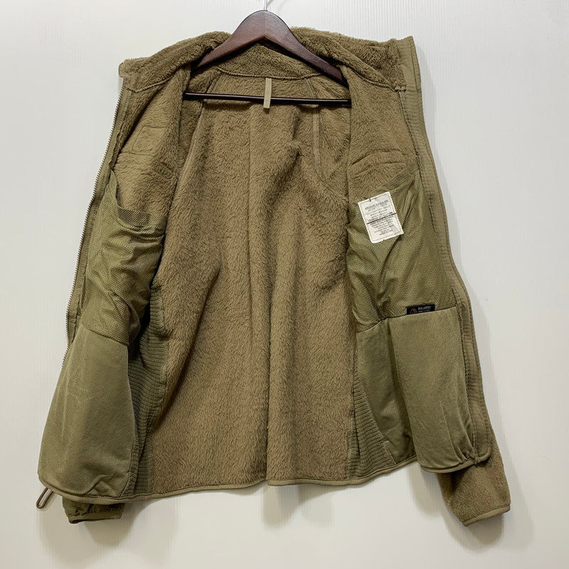【中古品】【メンズ】 ECWCS エクワックス 8415-01-580-1341 POLARTEC FLEECE JACKET フリースジャケット アウター 146-261010-sm-07-izu サイズ：M-S カラー：コヨーテブラウン 万代Net店