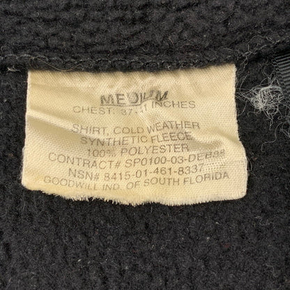 【中古品】【メンズ】 U.S.ARMY ユーエスアーミー 8415-01-461-8337 POLARTEC FLEECE JACKET フリースジャケット アウター 146-261006-sm-03-izu サイズ：M カラー：ブラック 万代Net店