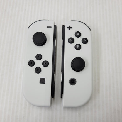 【中古美品】 【未使用】【ゲーム】Nintendo Switch (有機ELモデル) Joy-Con(L)/(R) ホワイト HEG-S-KAAAA(JPN) 任天堂 ニンテンドースイッチ 本体 034-261004-as-10-izu 万代Net店