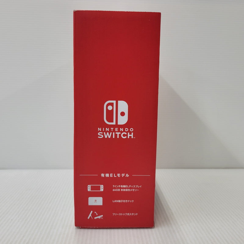 【中古美品】 【未使用】【ゲーム】Nintendo Switch (有機ELモデル) Joy-Con(L)/(R) ホワイト HEG-S-KAAAA(JPN) 任天堂 ニンテンドースイッチ 本体 034-261004-as-10-izu 万代Net店