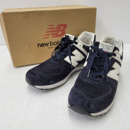 【現状渡し品】【メンズ】 NEW BALANCE ニューバランス NＭ576DNW スニーカー 靴 162-261011-as-11-izu サイズ：27cm カラー：ネイビー 万代Net店
