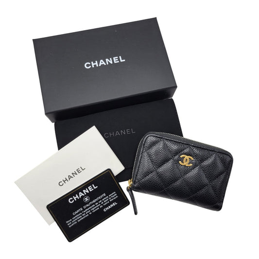 【中古品】【メンズ/レディース】 CHANEL シャネル AP0216 タイムレスクラシック ライン コインケース 181-261006-cs-16-izu カラー：ブラック 万代Net店