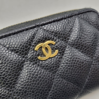 【中古品】【メンズ/レディース】 CHANEL シャネル AP0216 タイムレスクラシック ライン コインケース 181-261006-cs-16-izu カラー：ブラック 万代Net店
