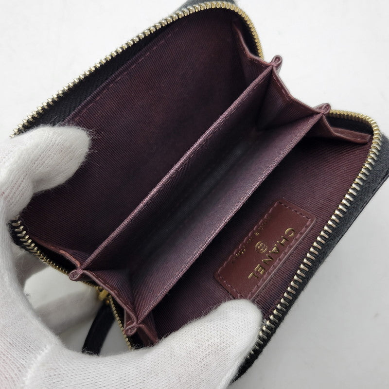 【中古品】【メンズ/レディース】 CHANEL シャネル AP0216 タイムレスクラシック ライン コインケース 181-261006-cs-16-izu カラー：ブラック 万代Net店