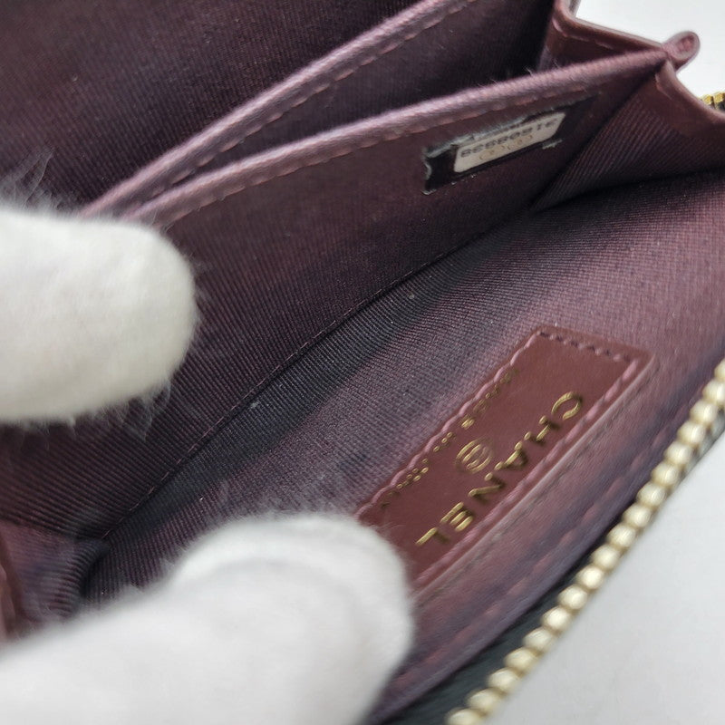 【中古品】【メンズ/レディース】 CHANEL シャネル AP0216 タイムレスクラシック ライン コインケース 181-261006-cs-16-izu カラー：ブラック 万代Net店
