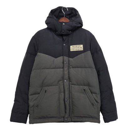 【中古品】【メンズ】 ROTTWEILER ロットワイラー RW092-005 DOWN HOODED JACKET ダウン フーデッド ジャケット アウター 142-261012-ya-02-izu サイズ：L カラー：ブラック×グレー 万代Net店