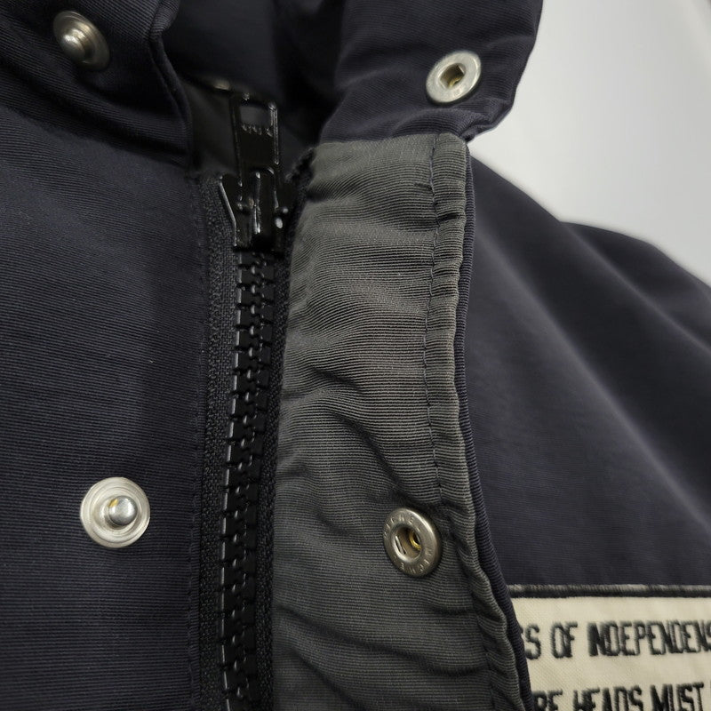 【中古品】【メンズ】 ROTTWEILER ロットワイラー RW092-005 DOWN HOODED JACKET ダウン フーデッド ジャケット アウター 142-261012-ya-02-izu サイズ：L カラー：ブラック×グレー 万代Net店