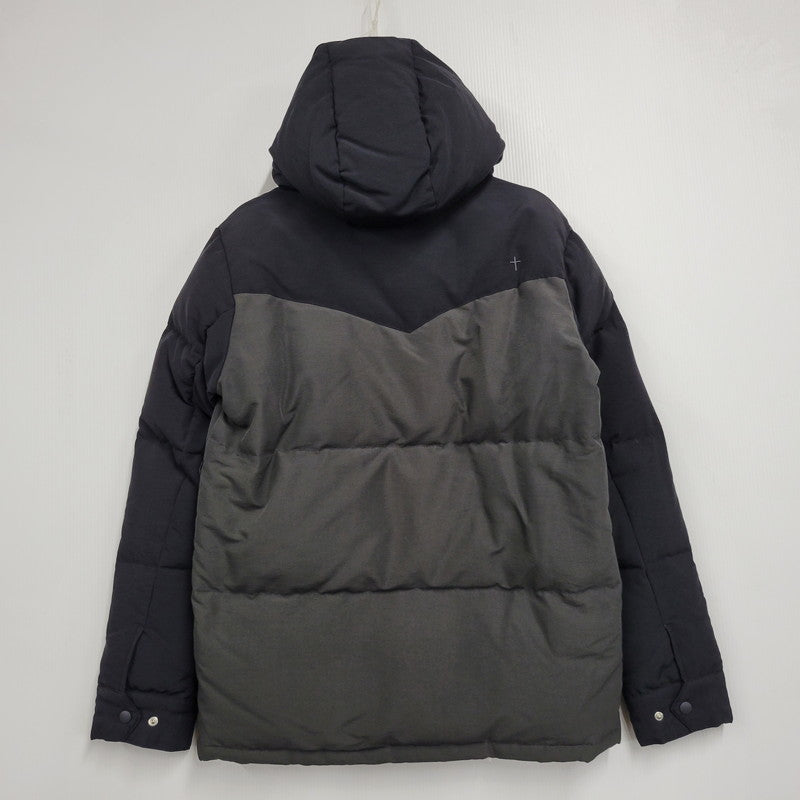 【中古品】【メンズ】 ROTTWEILER ロットワイラー RW092-005 DOWN HOODED JACKET ダウン フーデッド ジャケット アウター 142-261012-ya-02-izu サイズ：L カラー：ブラック×グレー 万代Net店