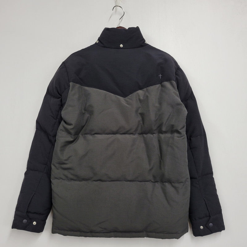 【中古品】【メンズ】 ROTTWEILER ロットワイラー RW092-005 DOWN HOODED JACKET ダウン フーデッド ジャケット アウター 142-261012-ya-02-izu サイズ：L カラー：ブラック×グレー 万代Net店