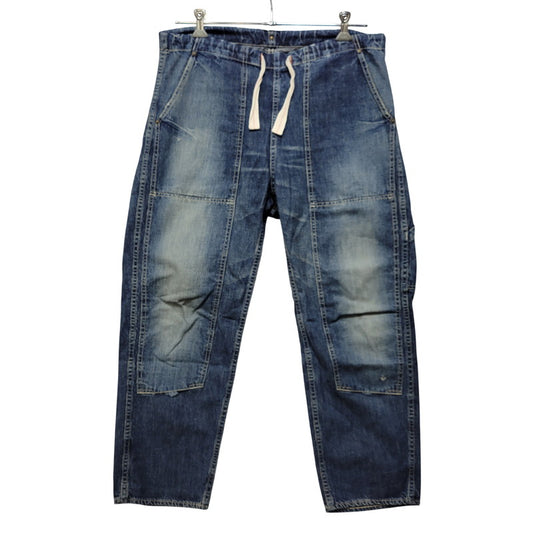 【中古品】【メンズ】 ANACHRONORM アナクロノーム EASY DENIM PANTS イージー デニム パンツ ボトムス ズボン 151-261005-cs-05-izu サイズ：不明 カラー：インディゴ 万代Net店