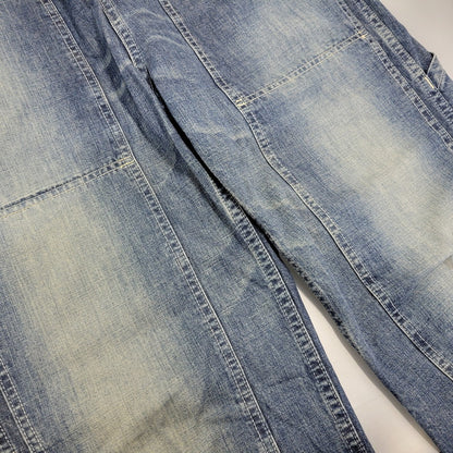 【中古品】【メンズ】 ANACHRONORM アナクロノーム EASY DENIM PANTS イージー デニム パンツ ボトムス ズボン 151-261005-cs-05-izu サイズ：不明 カラー：インディゴ 万代Net店