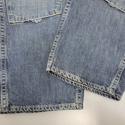 【中古品】【メンズ】 ANACHRONORM アナクロノーム EASY DENIM PANTS イージー デニム パンツ ボトムス ズボン 151-261005-cs-05-izu サイズ：不明 カラー：インディゴ 万代Net店