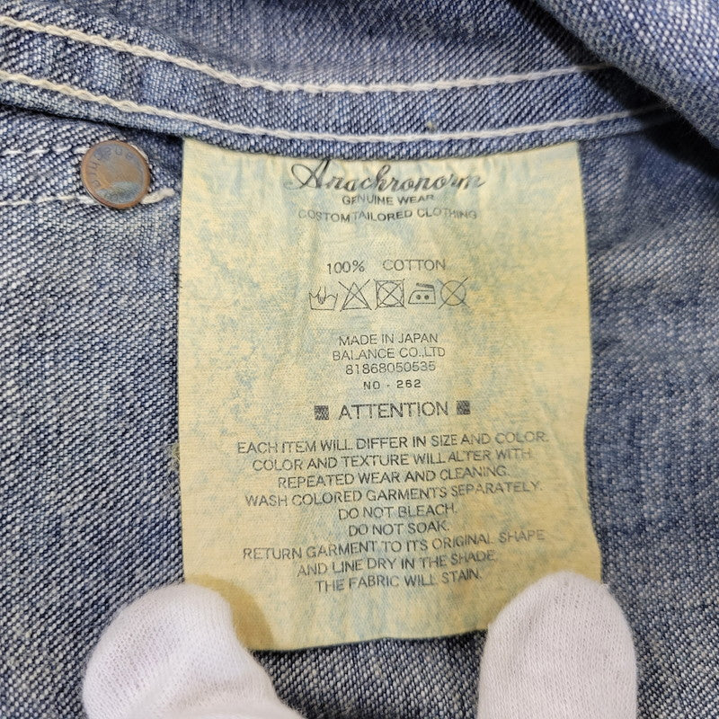 【中古品】【メンズ】 ANACHRONORM アナクロノーム EASY DENIM PANTS イージー デニム パンツ ボトムス ズボン 151-261005-cs-05-izu サイズ：不明 カラー：インディゴ 万代Net店