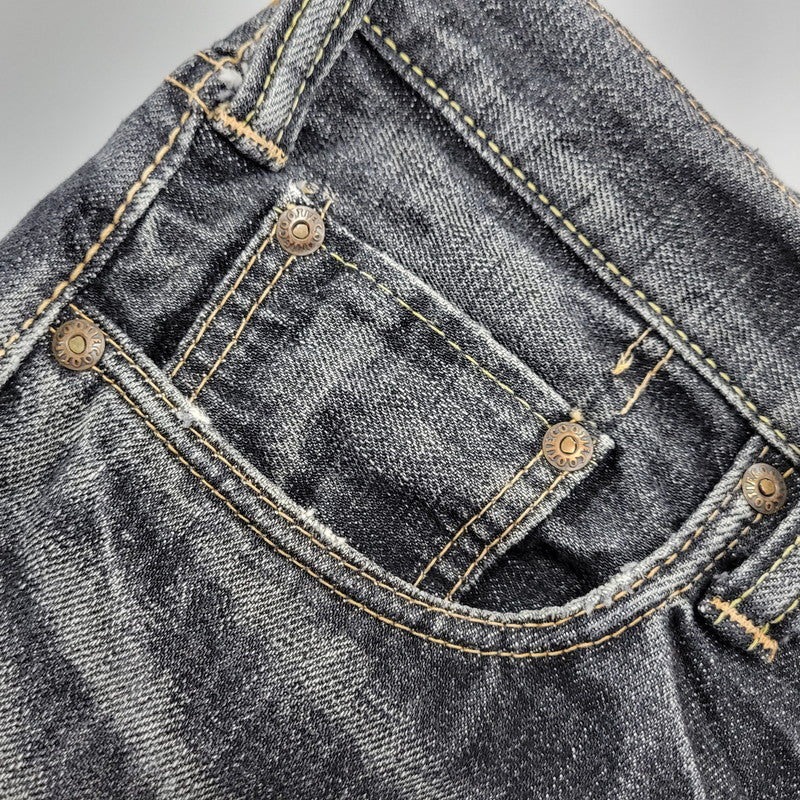 【中古品】【メンズ】 COOTIE クーティー BUTTON FLY SELVEDGE BLACK DENIM PANTS ボタンフライ セルビッジ ブラックデニムパンツ 153-261008-as-18-izu サイズ：L カラー：ブラック 万代Net店