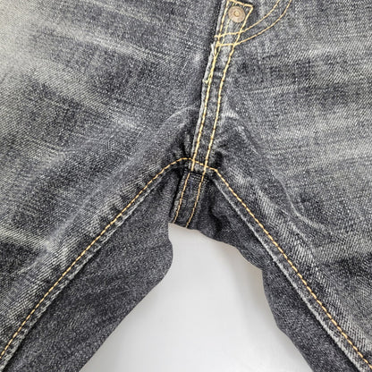 【中古品】【メンズ】 COOTIE クーティー BUTTON FLY SELVEDGE BLACK DENIM PANTS ボタンフライ セルビッジ ブラックデニムパンツ 153-261008-as-18-izu サイズ：L カラー：ブラック 万代Net店