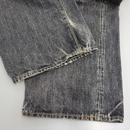 【中古品】【メンズ】 COOTIE クーティー BUTTON FLY SELVEDGE BLACK DENIM PANTS ボタンフライ セルビッジ ブラックデニムパンツ 153-261008-as-18-izu サイズ：L カラー：ブラック 万代Net店