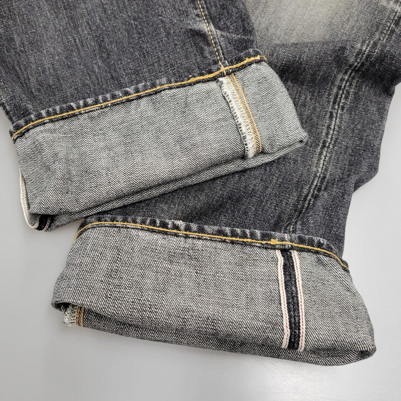【中古品】【メンズ】 COOTIE クーティー BUTTON FLY SELVEDGE BLACK DENIM PANTS ボタンフライ セルビッジ ブラックデニムパンツ 153-261008-as-18-izu サイズ：L カラー：ブラック 万代Net店