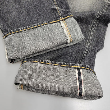 【中古品】【メンズ】 COOTIE クーティー BUTTON FLY SELVEDGE BLACK DENIM PANTS ボタンフライ セルビッジ ブラックデニムパンツ 153-261008-as-18-izu サイズ：L カラー：ブラック 万代Net店