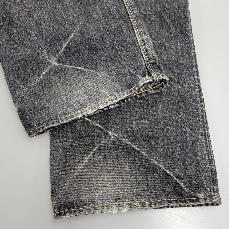 【中古品】【メンズ】 COOTIE クーティー BUTTON FLY SELVEDGE BLACK DENIM PANTS ボタンフライ セルビッジ ブラックデニムパンツ 153-261008-as-18-izu サイズ：L カラー：ブラック 万代Net店