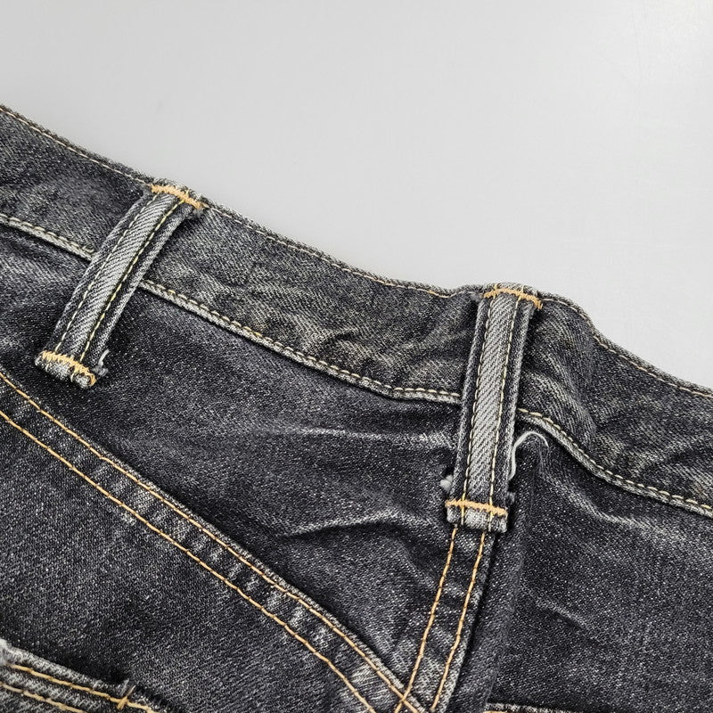 【中古品】【メンズ】 COOTIE クーティー BUTTON FLY SELVEDGE BLACK DENIM PANTS ボタンフライ セルビッジ ブラックデニムパンツ 153-261008-as-18-izu サイズ：L カラー：ブラック 万代Net店