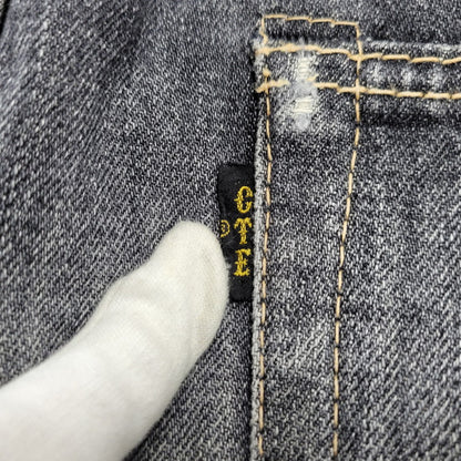 【中古品】【メンズ】 COOTIE クーティー BUTTON FLY SELVEDGE BLACK DENIM PANTS ボタンフライ セルビッジ ブラックデニムパンツ 153-261008-as-18-izu サイズ：L カラー：ブラック 万代Net店