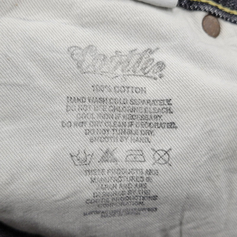【中古品】【メンズ】 COOTIE クーティー BUTTON FLY SELVEDGE BLACK DENIM PANTS ボタンフライ セルビッジ ブラックデニムパンツ 153-261008-as-18-izu サイズ：L カラー：ブラック 万代Net店