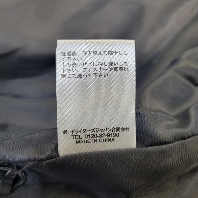 【中古美品】【メンズ】 RVCA ルーカ BF042760 BACK PRINT PUFFER JKT バック プリント パファー ジャケット アウター 142-261005-cs-09-izu サイズ：L カラー：ブラック 万代Net店