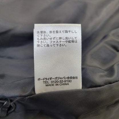【中古美品】【メンズ】 RVCA ルーカ BF042760 BACK PRINT PUFFER JKT バック プリント パファー ジャケット アウター 142-261005-cs-09-izu サイズ：L カラー：ブラック 万代Net店